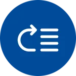 A list of items in priority order