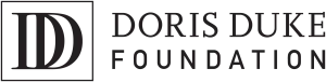 Logo of the Doris Duke Foundation featuring a large, stylized DD in a square on the left and the words Doris Duke Foundation in uppercase letters to the right.